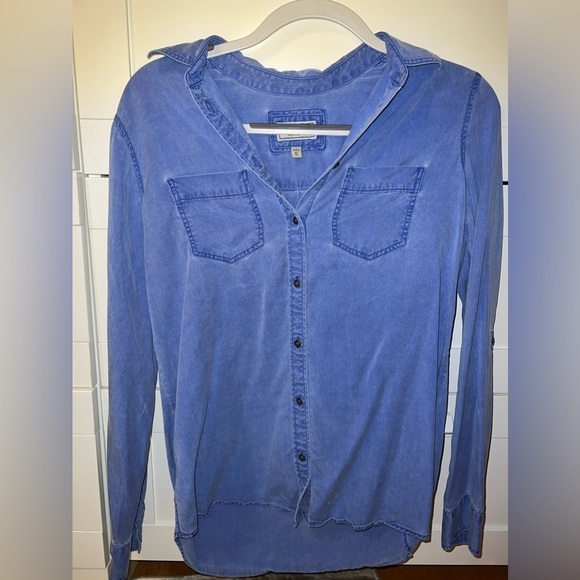 Express Boyfriend Button-Up - Picture 3 of 5